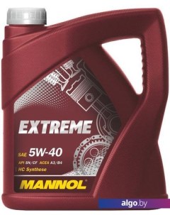 Моторное масло EXTREME 5W-40 4л Mannol