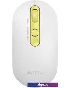 Мышь Fstyler FG20 (белый/золотистый) A4tech