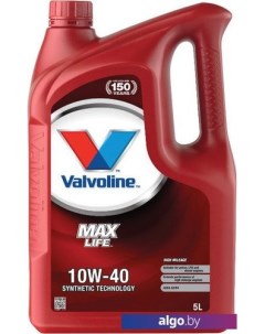 Моторное масло MaxLife 10W-40 5л Valvoline