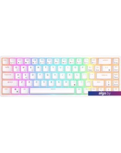 Клавиатура RKG68 RGB (белый, Gateron Yellow) Royal kludge