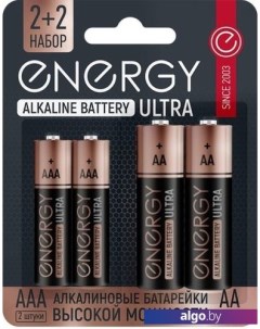 Батарейка Ultra LR6+LR03/4B АА+ААА 104981 Energy