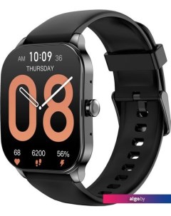 Умные часы Pop 3S (черный, с силиконовым ремешком) Amazfit