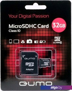 Карта памяти microSDHC QM32MICSDHC10 32GB Qumo