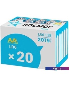 Батарейка LR6 20BOX KOCLR620BOX 20 шт Космос