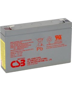 Аккумулятор для ИБП HRL634W F2FR (6В/9 А·ч) Csb battery