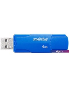 USB Flash Clue 4GB (синий) Smartbuy