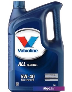 Моторное масло All-Climate 5W-40 5л Valvoline