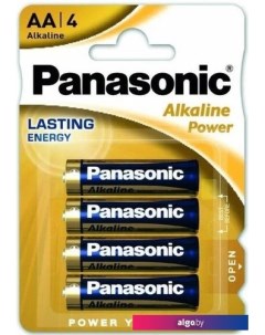 Батарейка Alkaline Power AA 4 шт LR6/4BL Panasonic