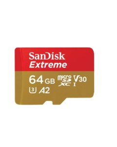 Карта памяти Extreme microSDXC SDSQXAH-064G-GN6MN 64GB Sandisk