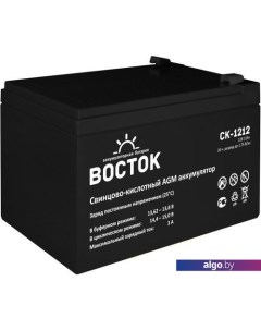 Аккумулятор для ИБП СК-1212 (12В/12 А·ч) Восток