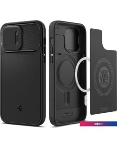 Чехол для телефона Optik Armor (MagFit) для iPhone 14 Pro ACS04993 (черный) Spigen