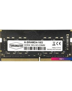 Оперативная память 16ГБ DDR4 SODIMM 2666 МГц A-SRAMD4-16G Terramaster