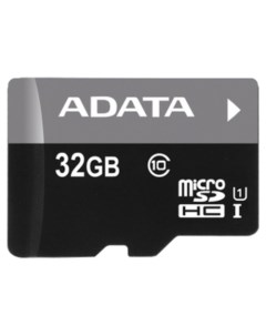 Карта памяти A-Data Premier microSDHC UHS-I Class 10 32GB (AUSDH32GUICL10-R) Adata