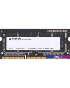 Оперативная память 8ГБ DDR3 SODIMM 1600МГц R538G1601S2S-U Amd