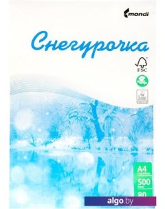 Офисная бумага А4 80 г/м2 500 л SYKT255 Снегурочка