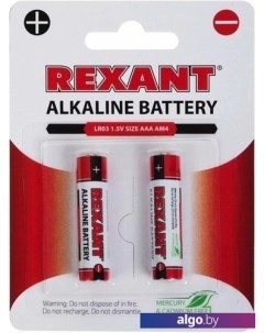 Батарейки AAA/LR03 2шт 30-1052 Rexant