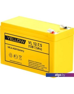 Аккумулятор для ИБП VL 12-7.5 Yellow