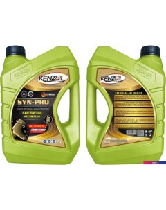 Моторное масло Syn-Pro SAE 5W-40 API SN+ Dexos1 5л Kenzol