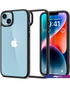 Чехол для телефона Ultra Hybrid iPhone 14 Matte Black ACS05041 (черный матовый) Spigen