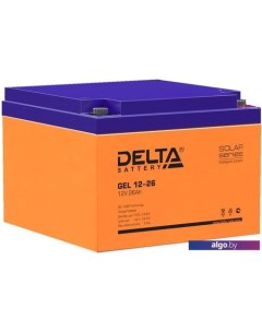 Аккумулятор для ИБП GEL 12-26 (12В/26 А·ч) Delta