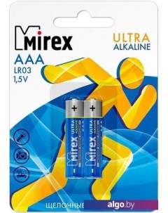 Батарейки Ultra Alkaline AAA 2 шт LR03-E2 Mirex