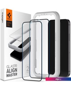 Защитное стекло ALM Glas FC для iPhone 12/iPhone 12 Pro AGL01802 (2шт) Spigen