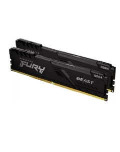 Оперативная память FURY Beast 2x8GB DDR4 PC4-29800 KF437C19BBK2/16 Kingston