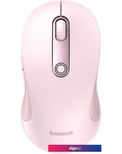 Мышь F02 Ergonomic Wireless Mouse (розовый, без батарейки в комплекте) Baseus