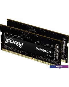 Оперативная память FURY Impact 2x8GB DDR4 SODIMM PC4-21300 KF426S15IBK2/16 Kingston