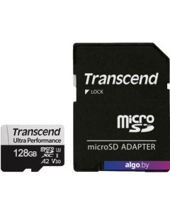 Карта памяти microSDXC 340S 128GB (с адаптером) Transcend