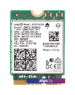 Wi-Fi/Bluetooth адаптер AX201NGWGNVW Intel