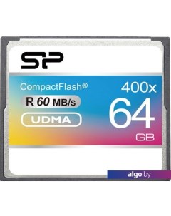 Карта памяти CF 400X SP064GBCFC400V10 64GB Silicon power