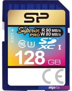 Карта памяти Superior Pro SDXC SP128GBSDXCU3V10 128GB Silicon power