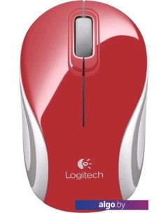 Мышь M187 (красный/серый) Logitech