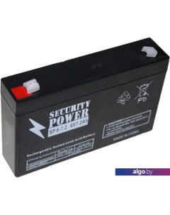 Аккумулятор для ИБП SP 6-7.2 F1 (6В/7.2 А·ч) Security power