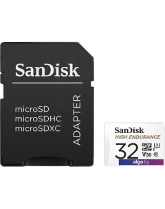 Карта памяти High Endurance microSDHC SDSQQNR-032G-GN6IA 32GB (с адаптером) Sandisk