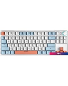 Клавиатура ZA87 White Blue Orange (TNT Yellow) Cyberlynx