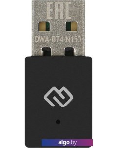 Wi-Fi/Bluetooth адаптер DWA-BT4-N150 Digma