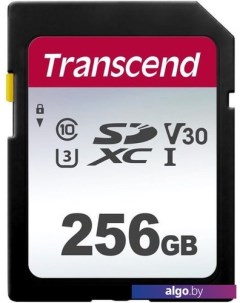 Карта памяти SDHC 300S 256GB Transcend