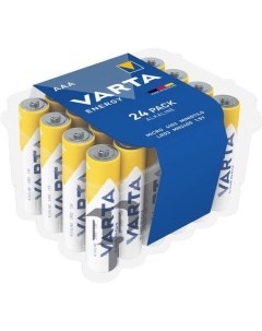 Батарейка Energy LR03 AAA Alkaline 4103 229 224 24 шт Varta