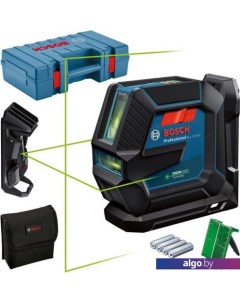 Лазерный нивелир GLL 2-15 G Professional 0601063W02 (LB 10 + DK 10, кейс) Bosch