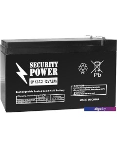 Аккумулятор для ИБП SP 12-7.2 F2 (12В/7.2 А·ч) Security power