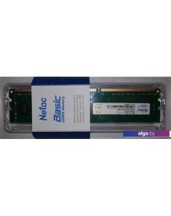 Оперативная память Basic 4GB DDR3 PC3-12800 NTBSD3P16SP-04 Netac