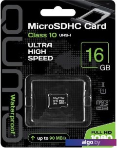 Карта памяти microSDHC QM16GMICSDHC10U1NA 16GB Qumo