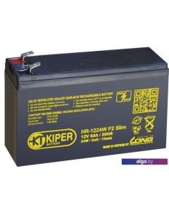 Аккумулятор для ИБП HR-1224W F2 Slim (12В/6 А·ч) Kiper