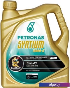 Моторное масло Syntium 3000 E 5W-40 5л Petronas