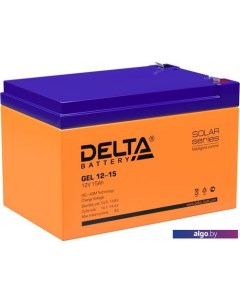 Аккумулятор для ИБП GEL 12-15 (12В/15 А·ч) Delta