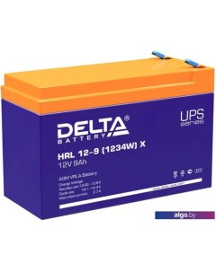 Аккумулятор для ИБП HRL 12-9 (1234W) X (12В/9 А·ч) Delta