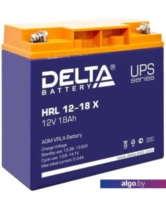 Аккумулятор для ИБП HRL 12-18 X (12В/18 А·ч) Delta