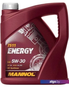 Моторное масло Energy 5W-30 API SL 5л Mannol